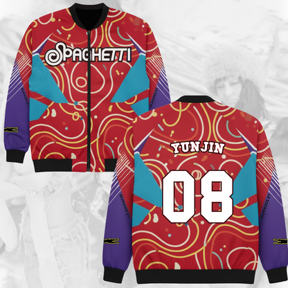 WAVESTEEᵀᴹ  Spaghetti Album Colorfull Ver Bomber Jacket