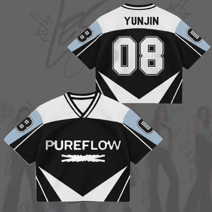 Le Sserafim Pureflow Come Back Mixed Mesh Jersey Gift For Fans
