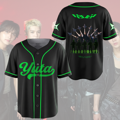 Midnight NCT 127 Blingy Album Baseball Jersey Fan Edition