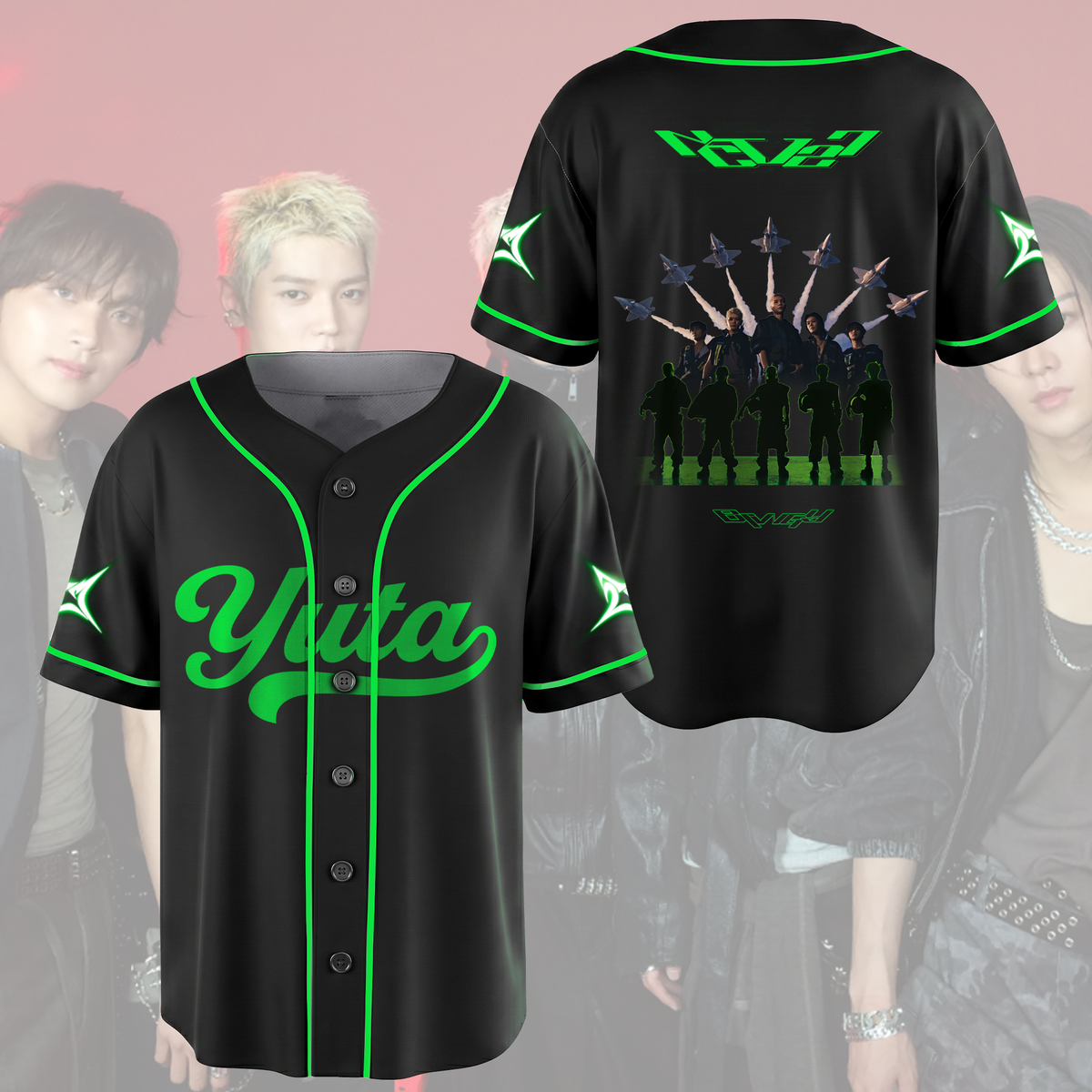 Midnight NCT 127 Blingy Album Baseballtrikot Fan-Edition